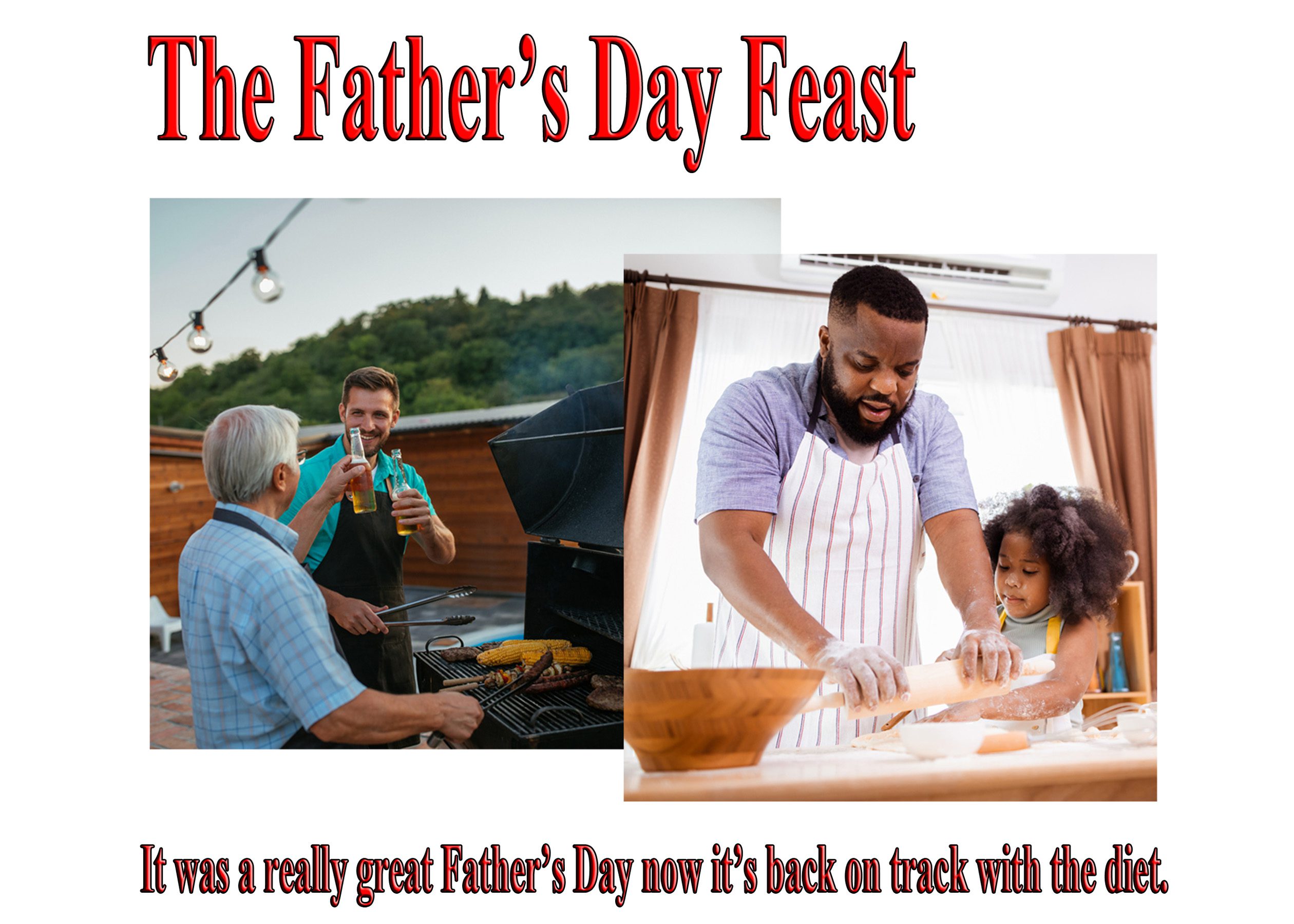 Happy father's day concept