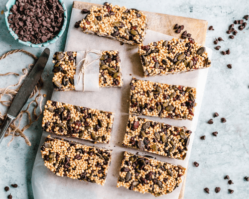 nutty chocolate bars